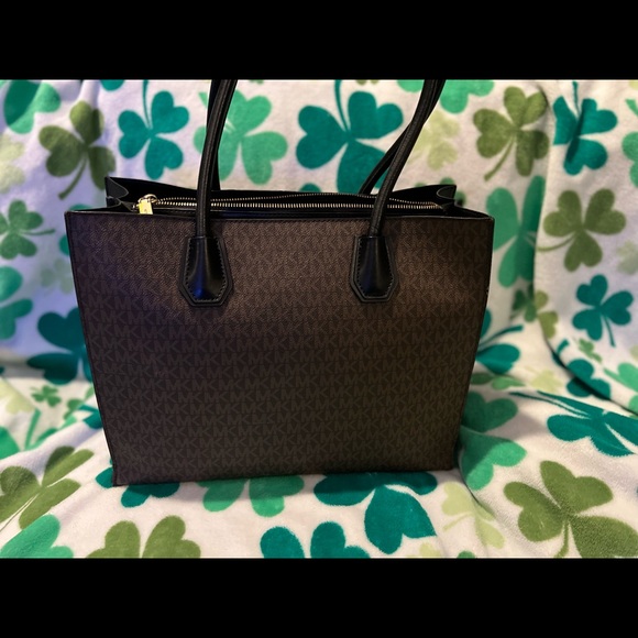 GUC MK Michael Kors brown leather work bag - Picture 2 of 14